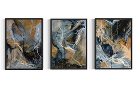 Between The Lines Original Triptych