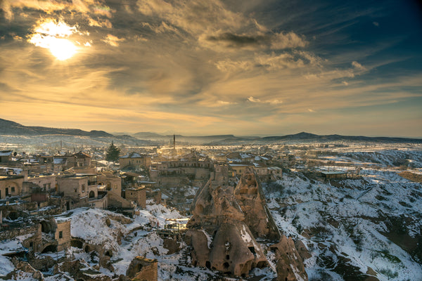 Ethereal Winter in Cappadocia