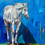 Magnificent Beast With Blue Background