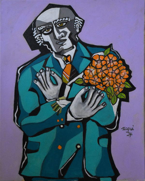 Man With Flowers