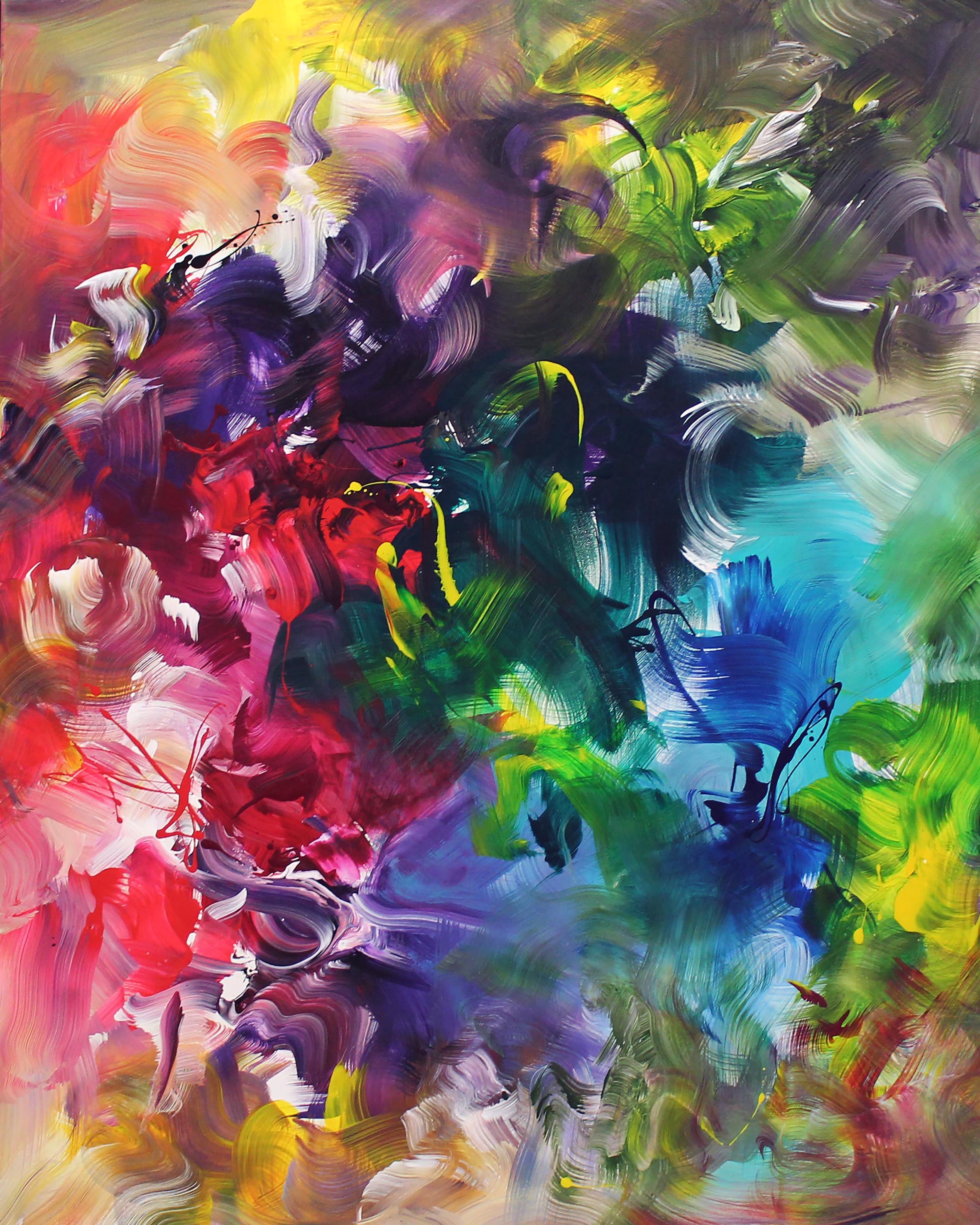Tropical Garden: Original Artwork by Paresh Nrshinga | FASTFRAME