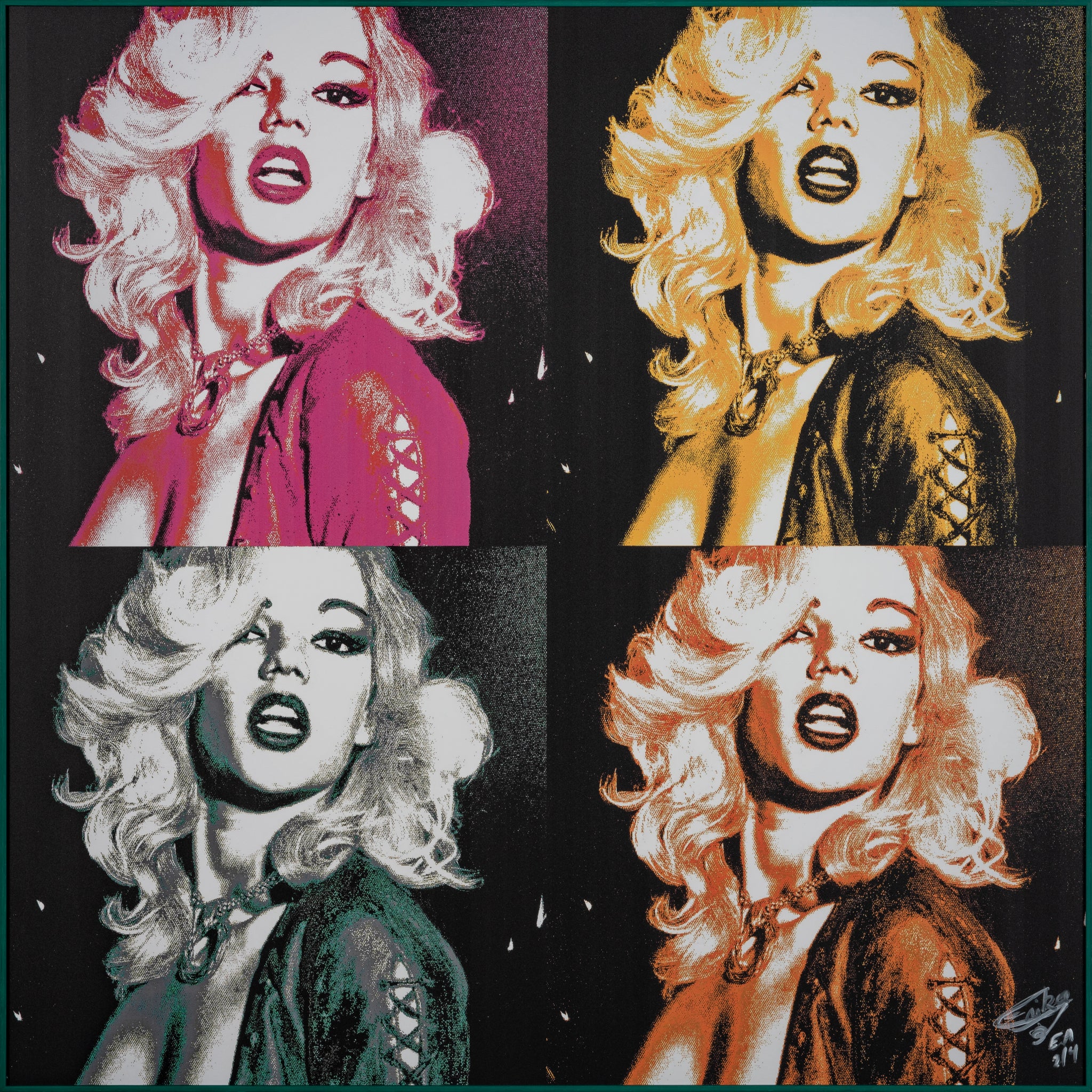 Brigitte CRI peint pop art
