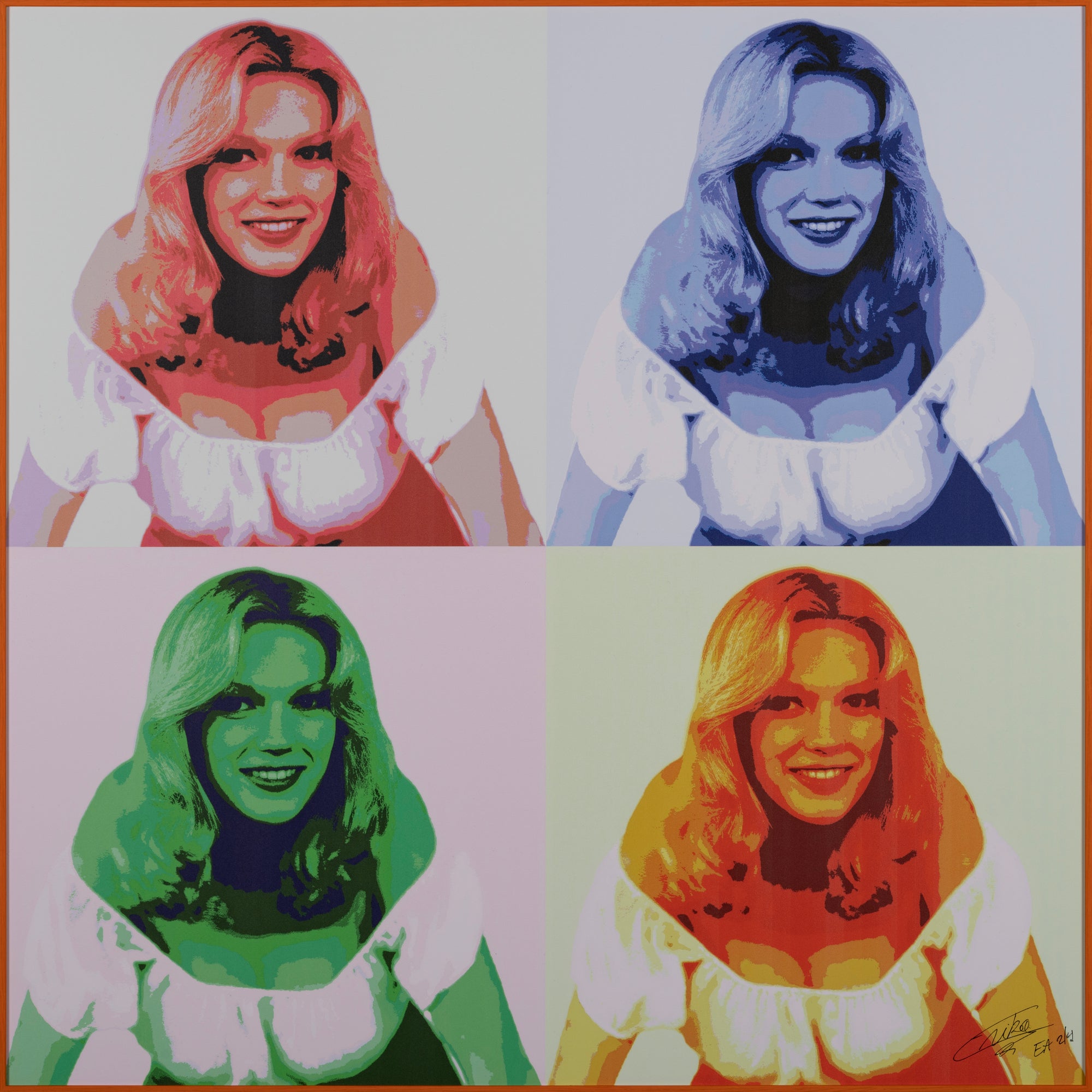 Brigitte moto pop art