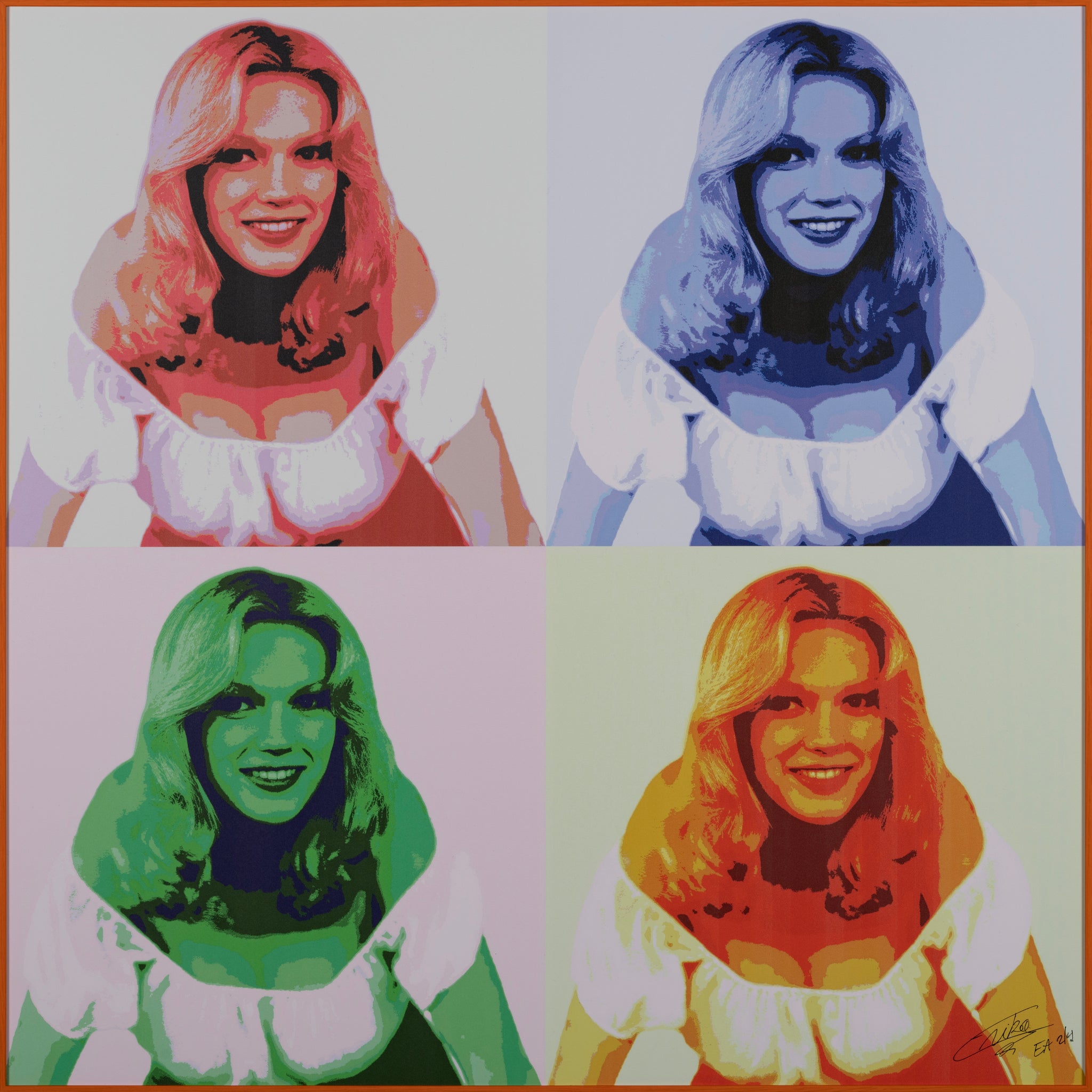 Brigitte moto pop art