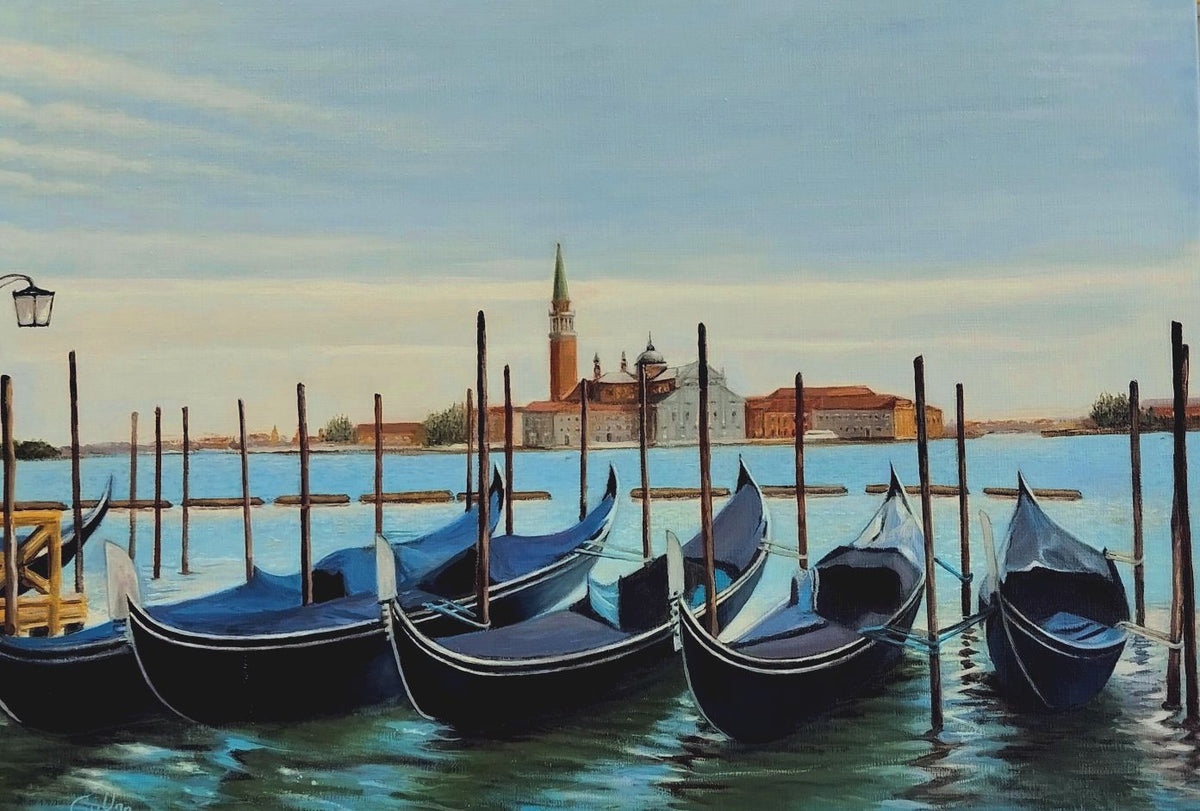 Gondolas in Venice