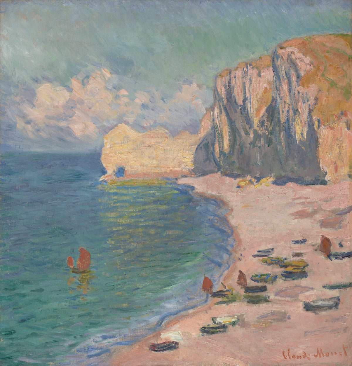 Étretat: The Beach and the Falaise d’Amont