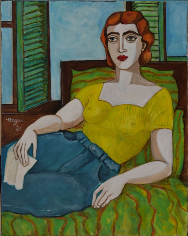 Woman With Letter