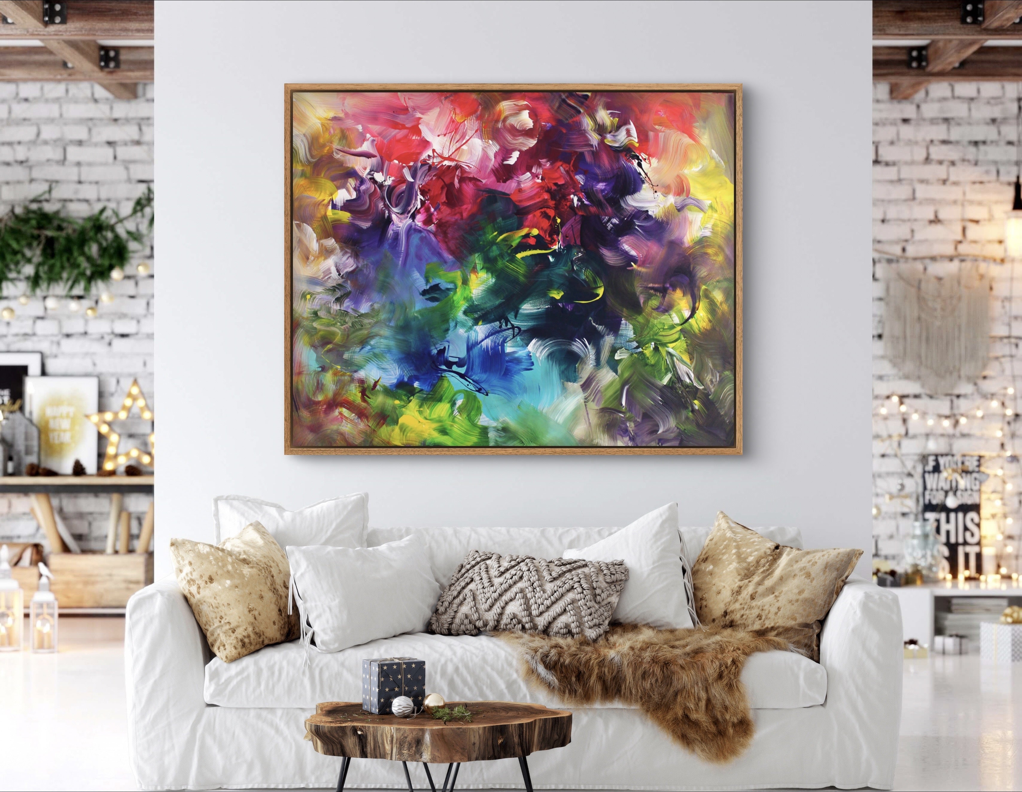 Tropical Garden: Original Artwork by Paresh Nrshinga | FASTFRAME