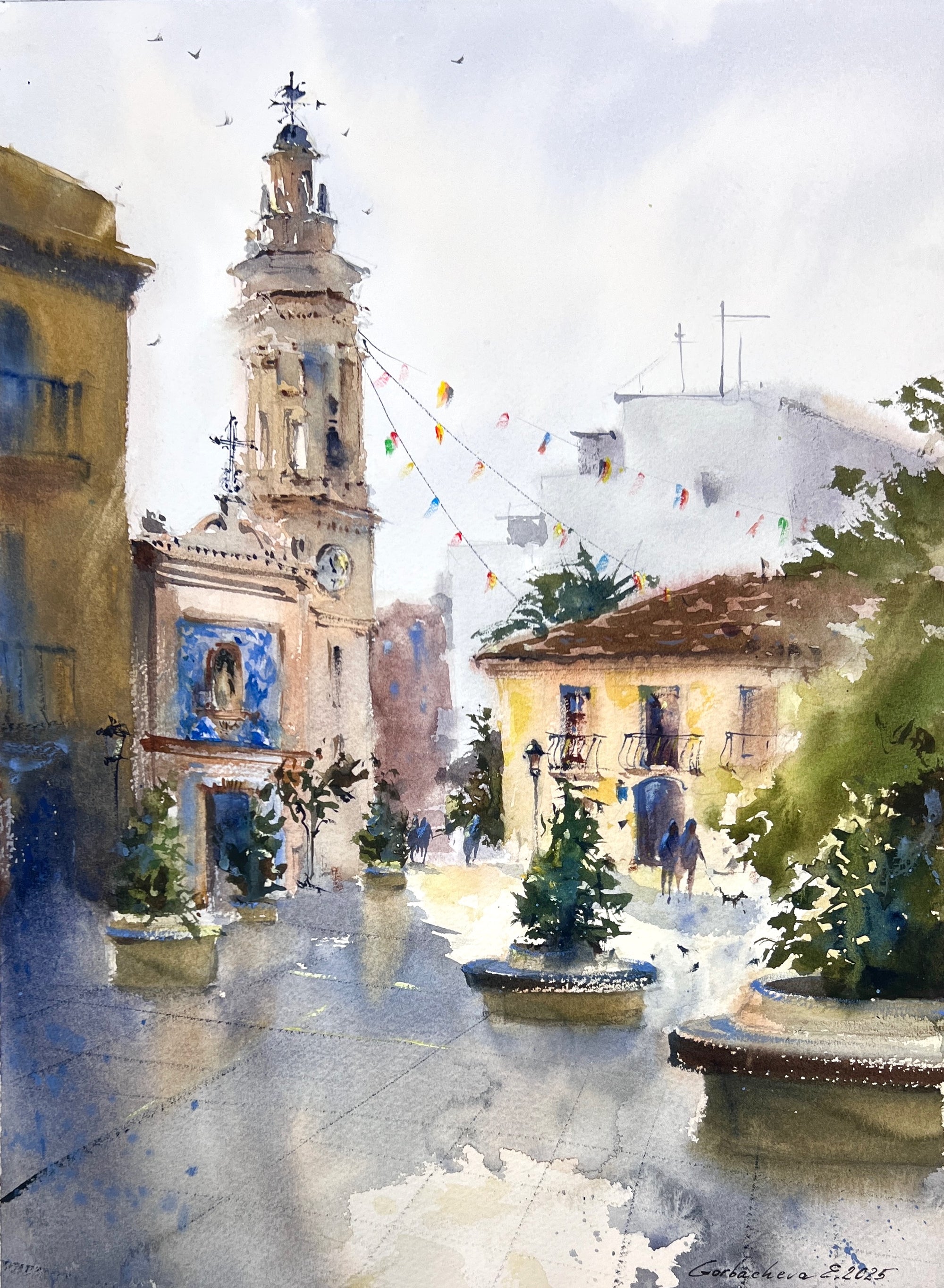 A Quiet Morning in Spain