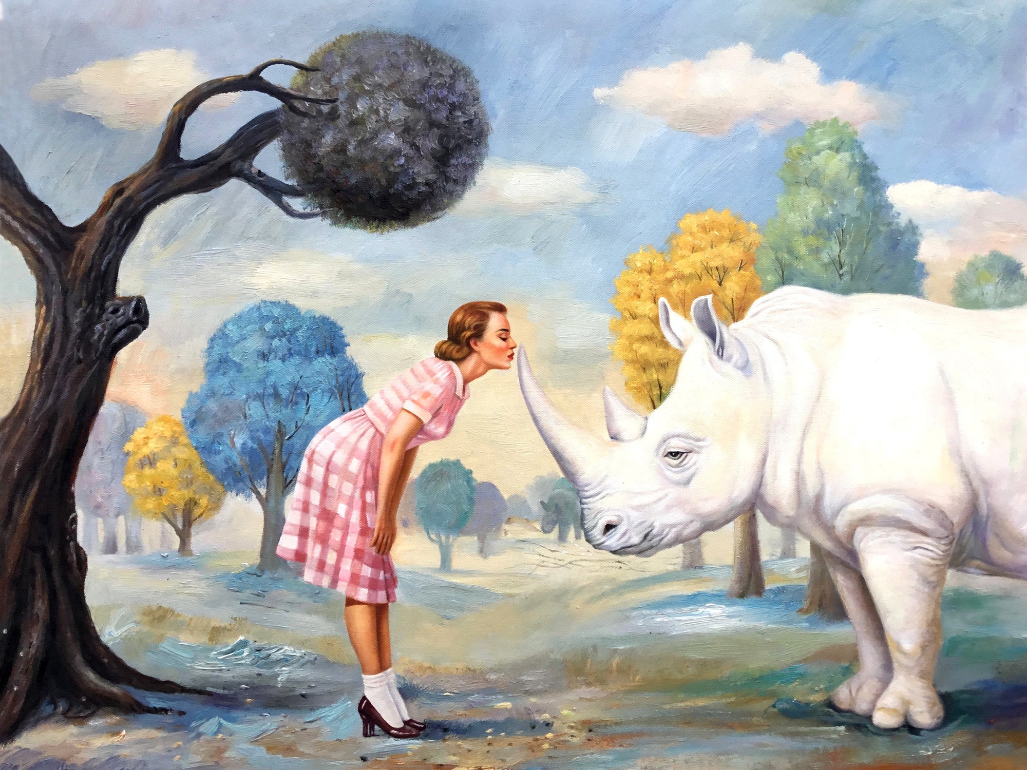 Alice and the White Rhinoceros