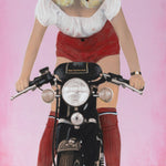 Brigitte on her Bike