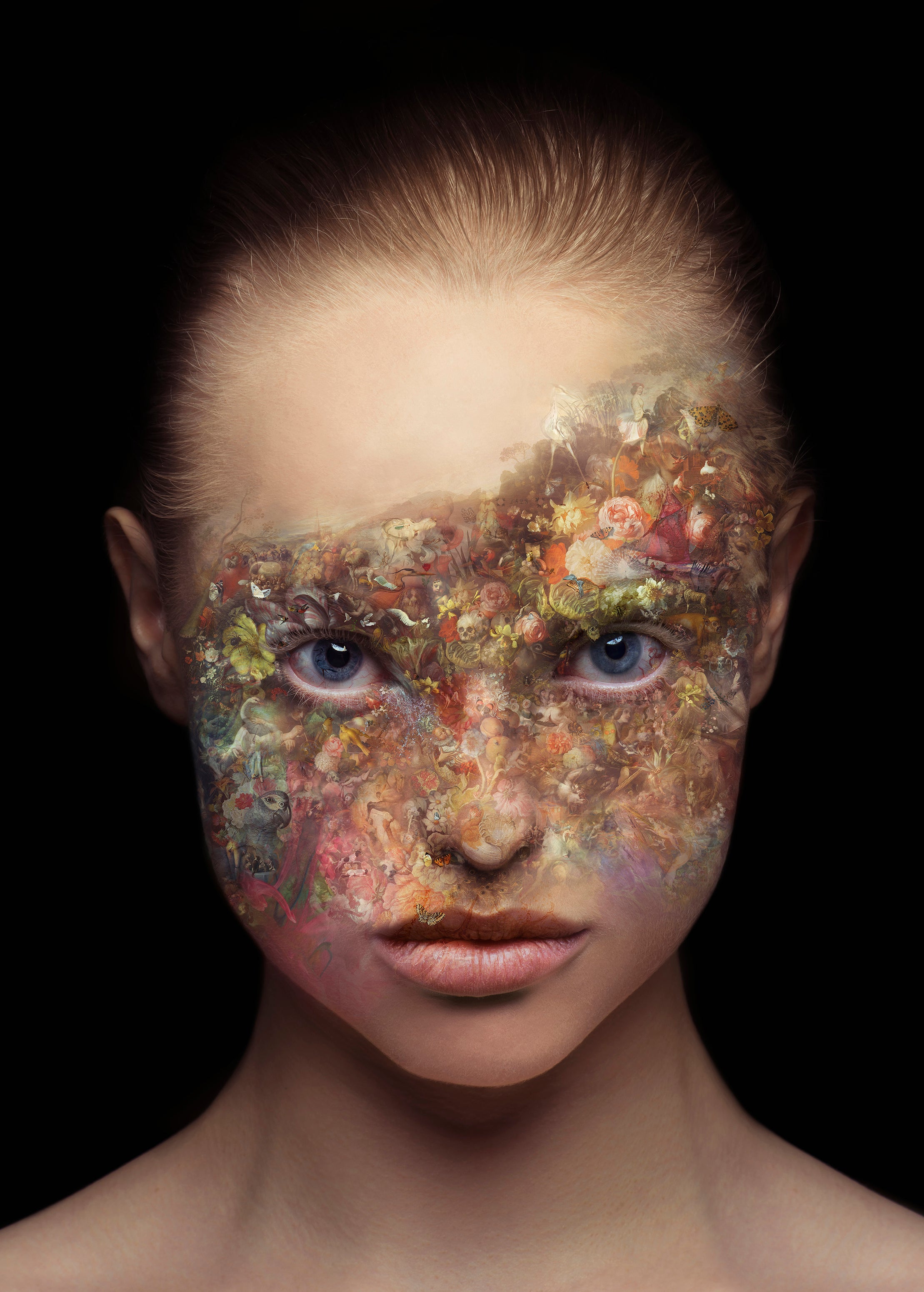 Bloom Face: Photograph by Miss Aniela | FASTFRAME Fine Art