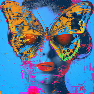 Blue Butterfly Woman