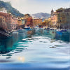 Blue Italian Morning. Camogli #2