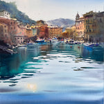 Blue Italian Morning. Camogli #2