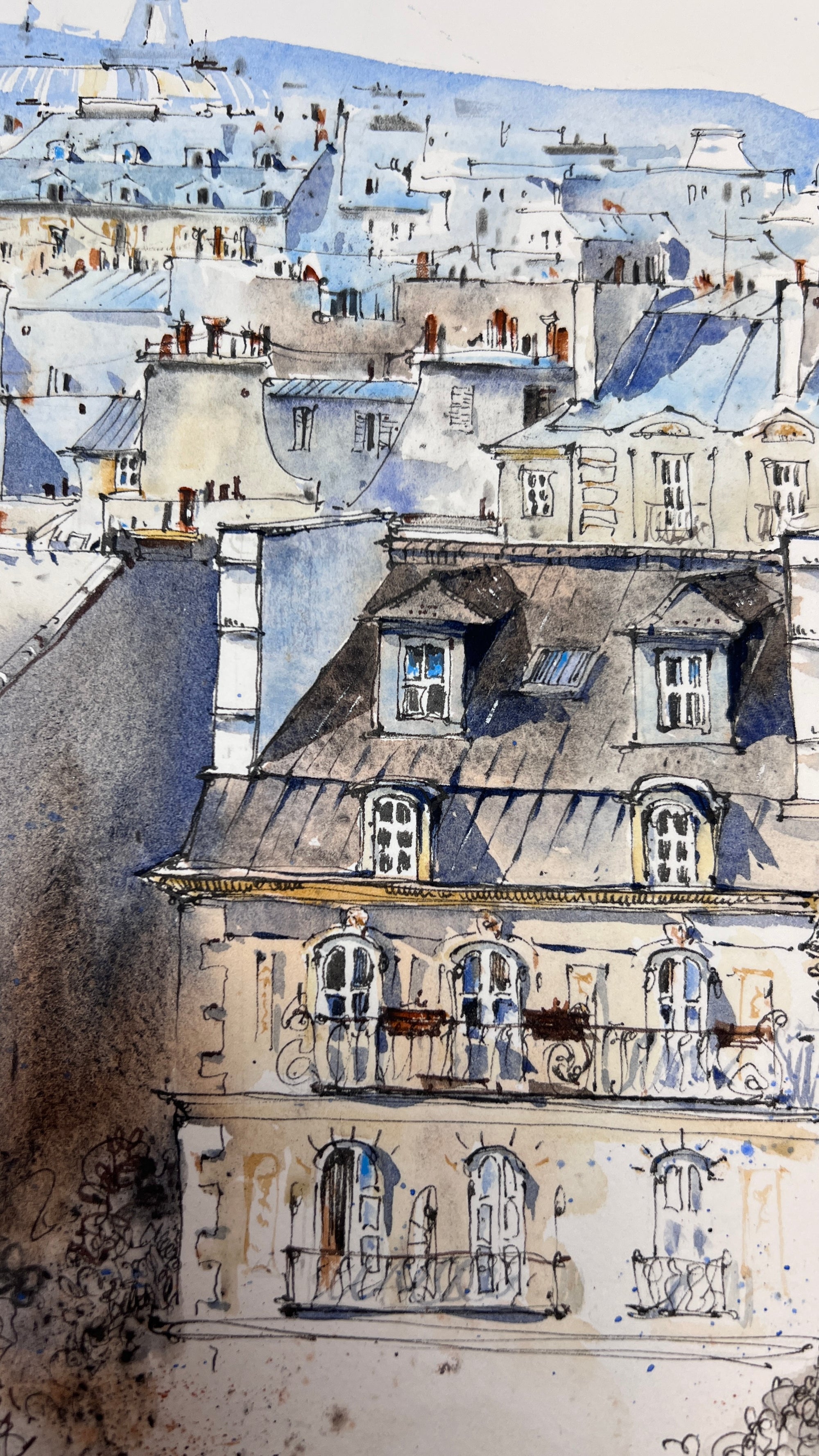 Blue hour of Paris