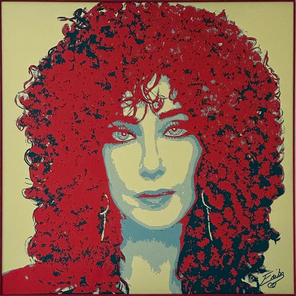 CHER in Red allu brillant
