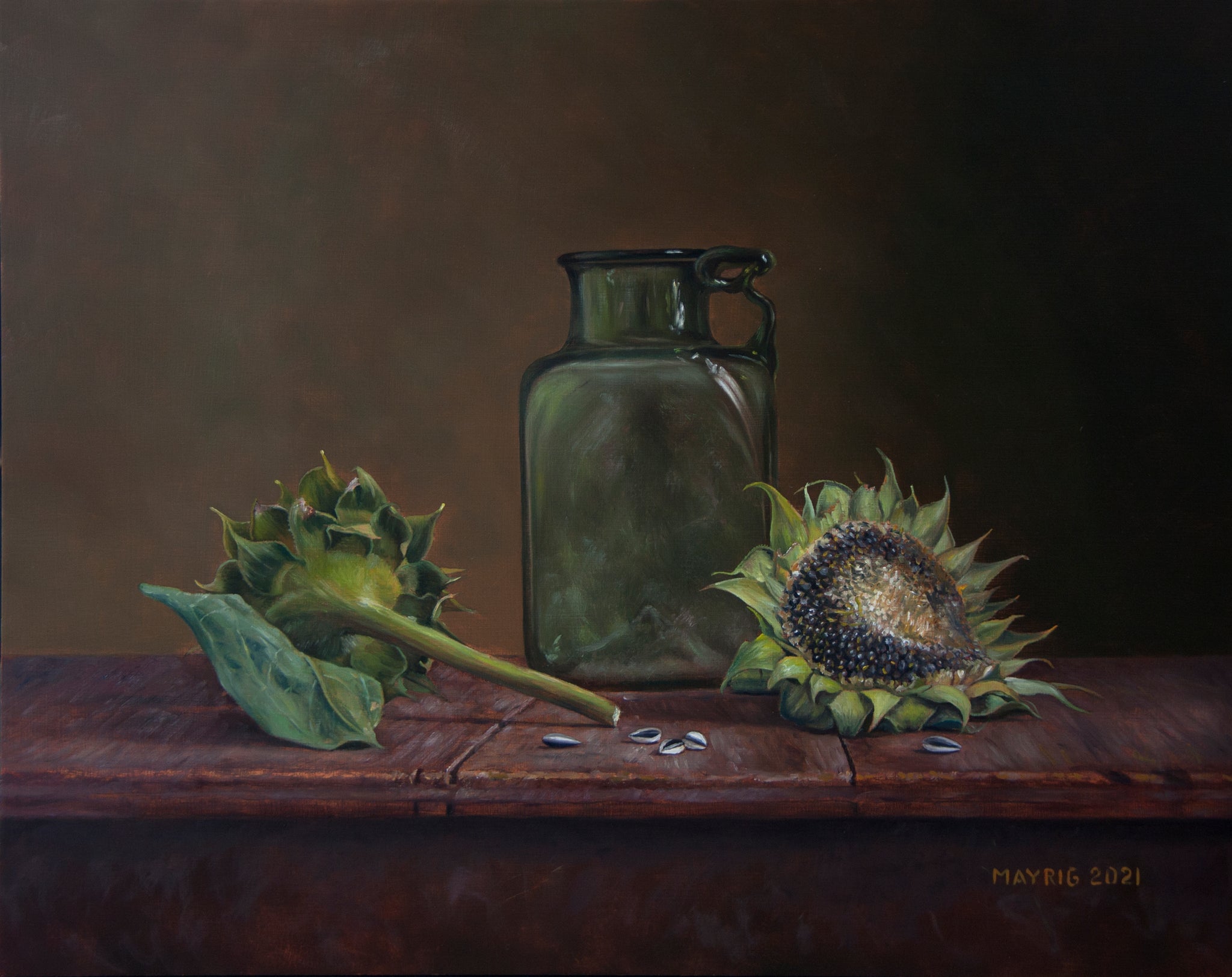 Collecting Sunflower Oil