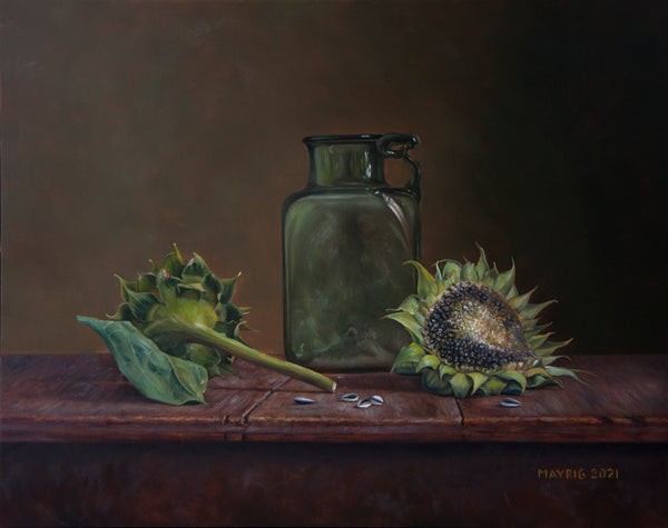 Collecting Sunflower Oil