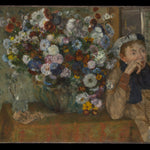 A Woman Seated beside a Vase of Flowers (Madame Paul Valpinçon)