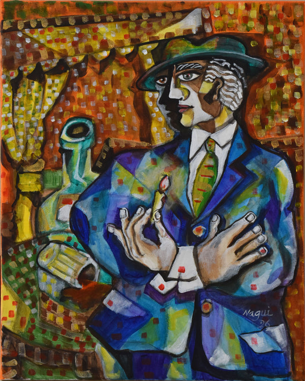 Man With Candle