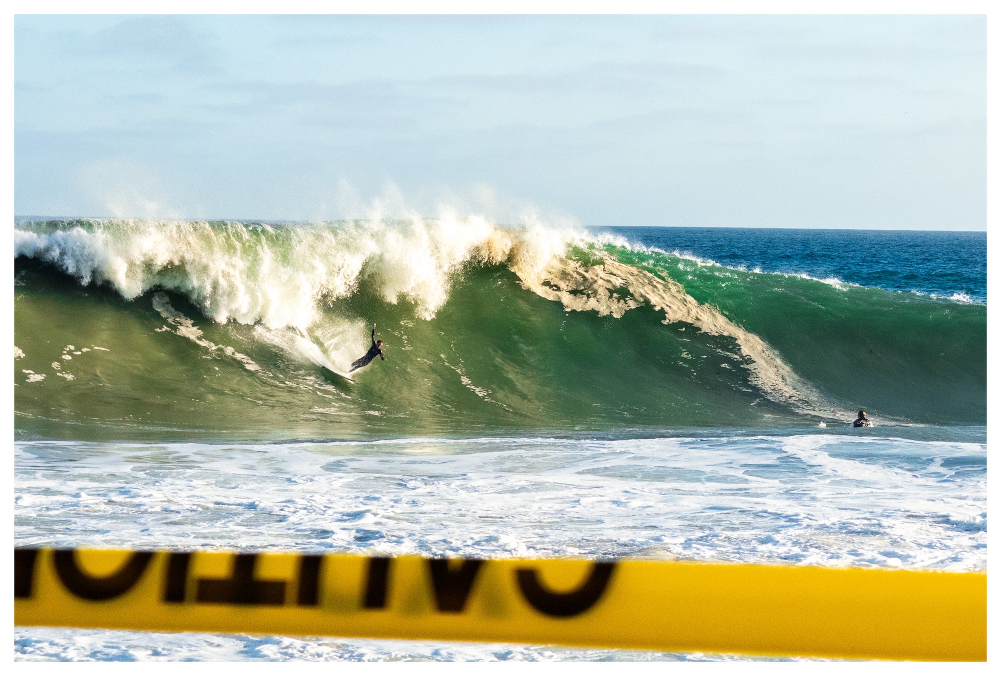 Drop in Caution