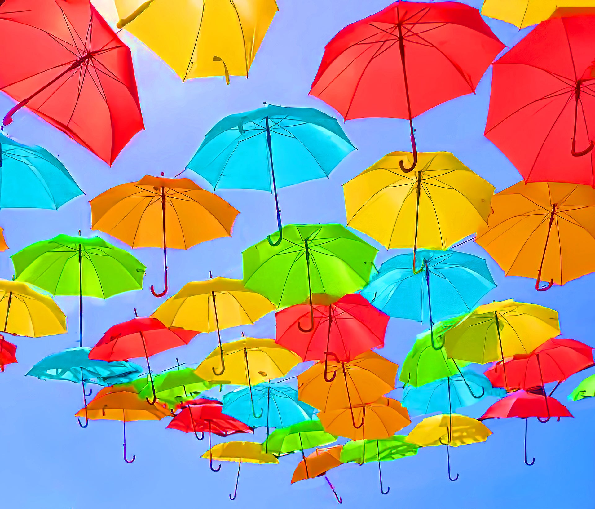 Flying Umbrellas
