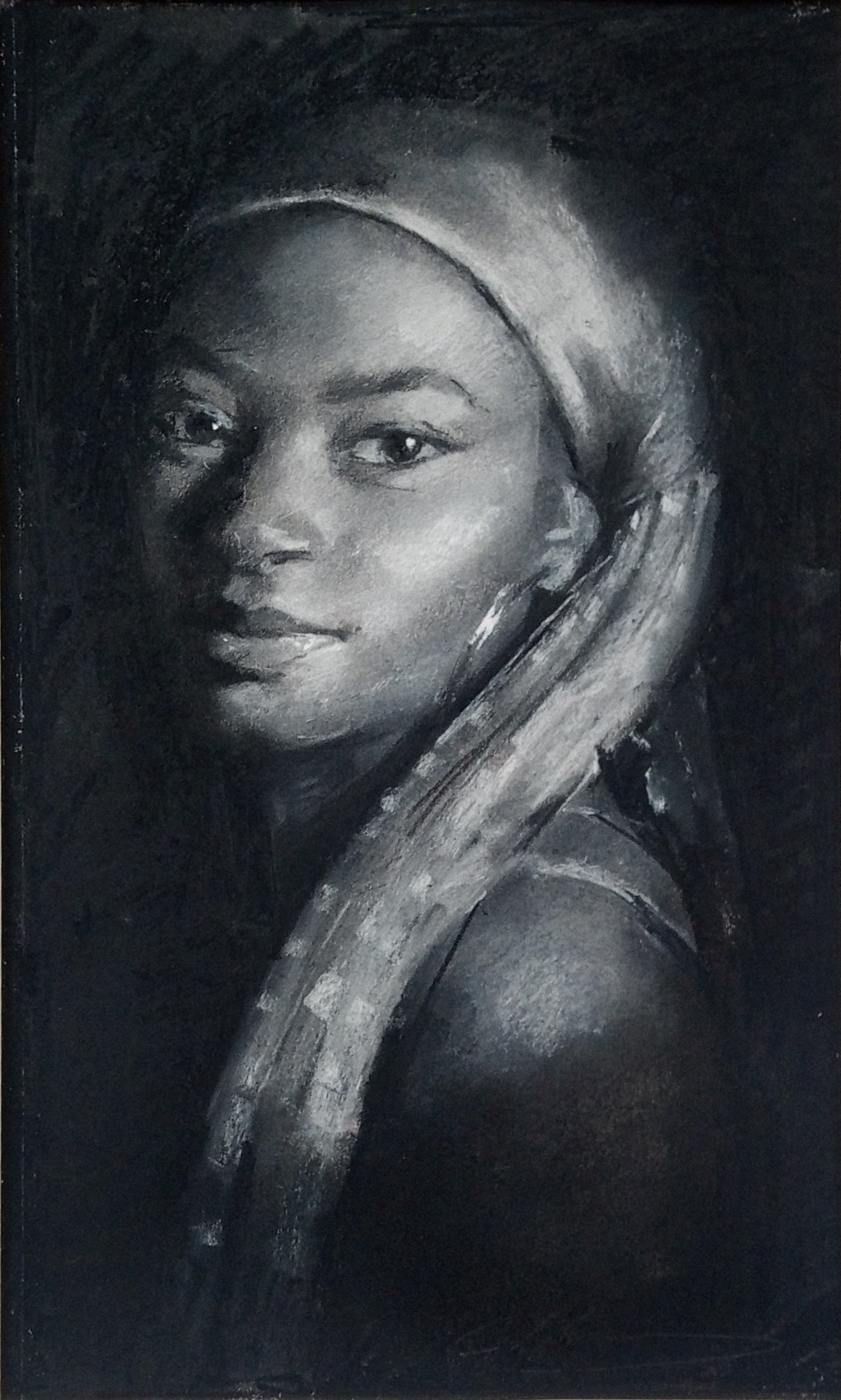 Girl With Large Earring