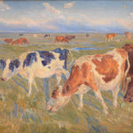 Grazing Cows on the Island of Saltholm
