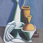 Still Life with Water Jug, Towel and Jars
