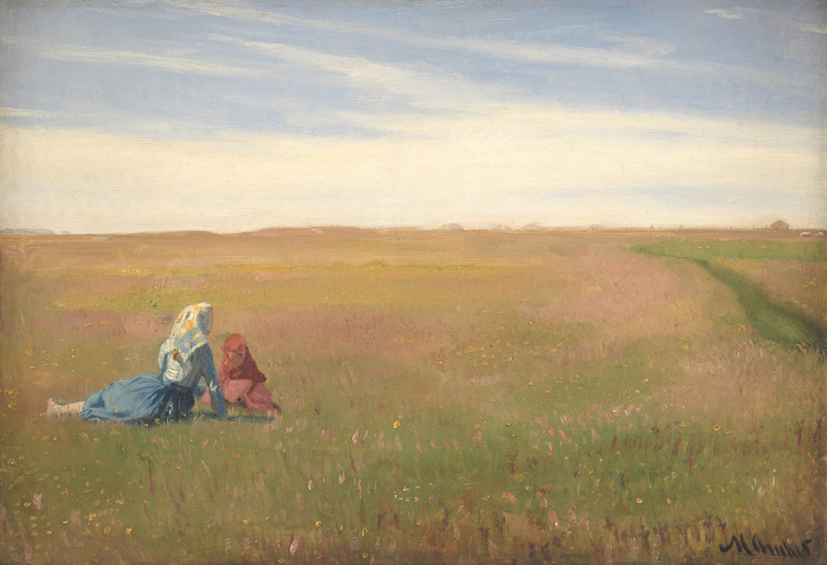 Two Girls in a Field: A Summer’s Day