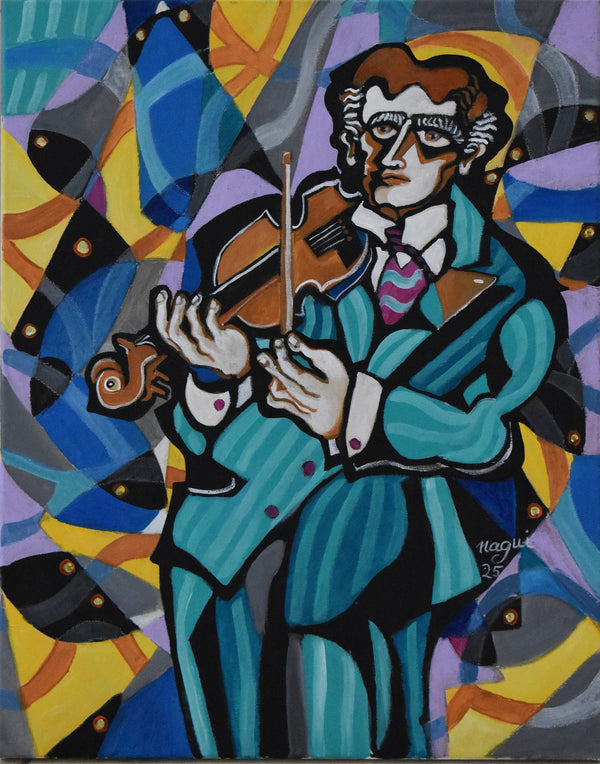 Man With Violin 25