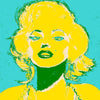 The first in a series of portraits (20x20cm) of Marilyn Monroe on a mirror