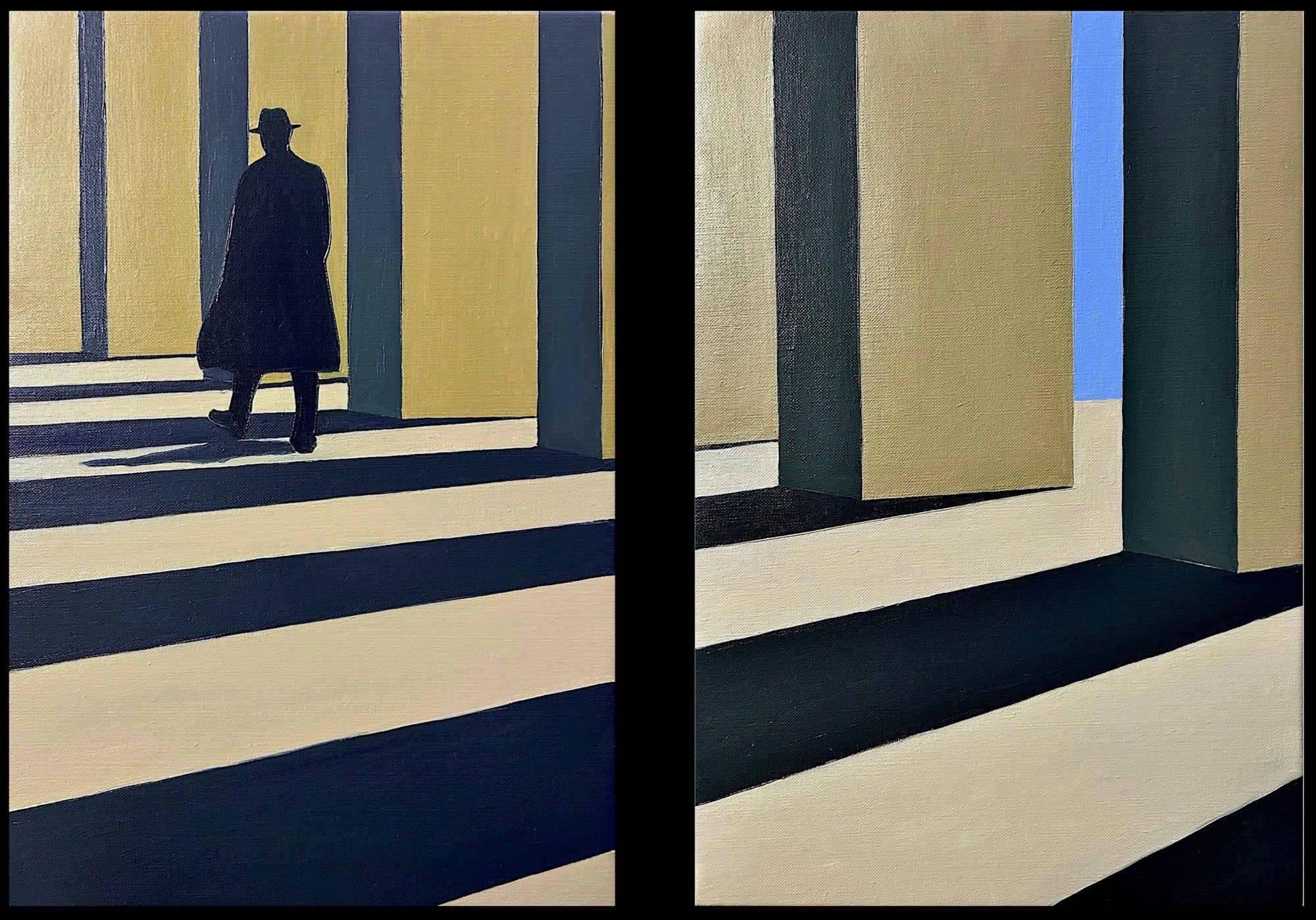 My Echo, My Shadow And Me (Diptych)