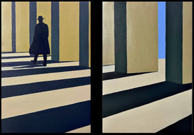 My Echo, My Shadow And Me (Diptych)