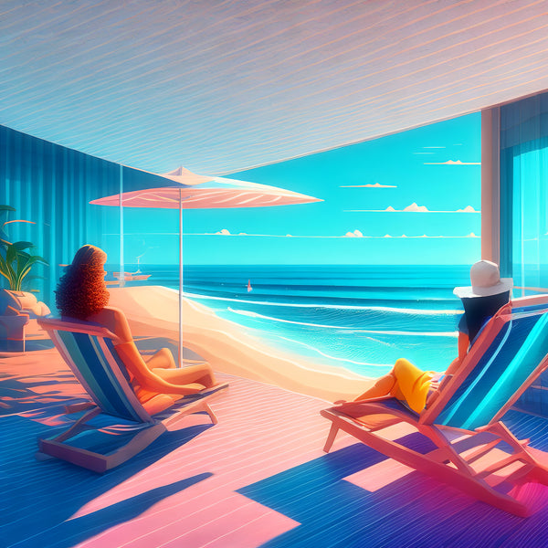 Relaxing on the Beach I