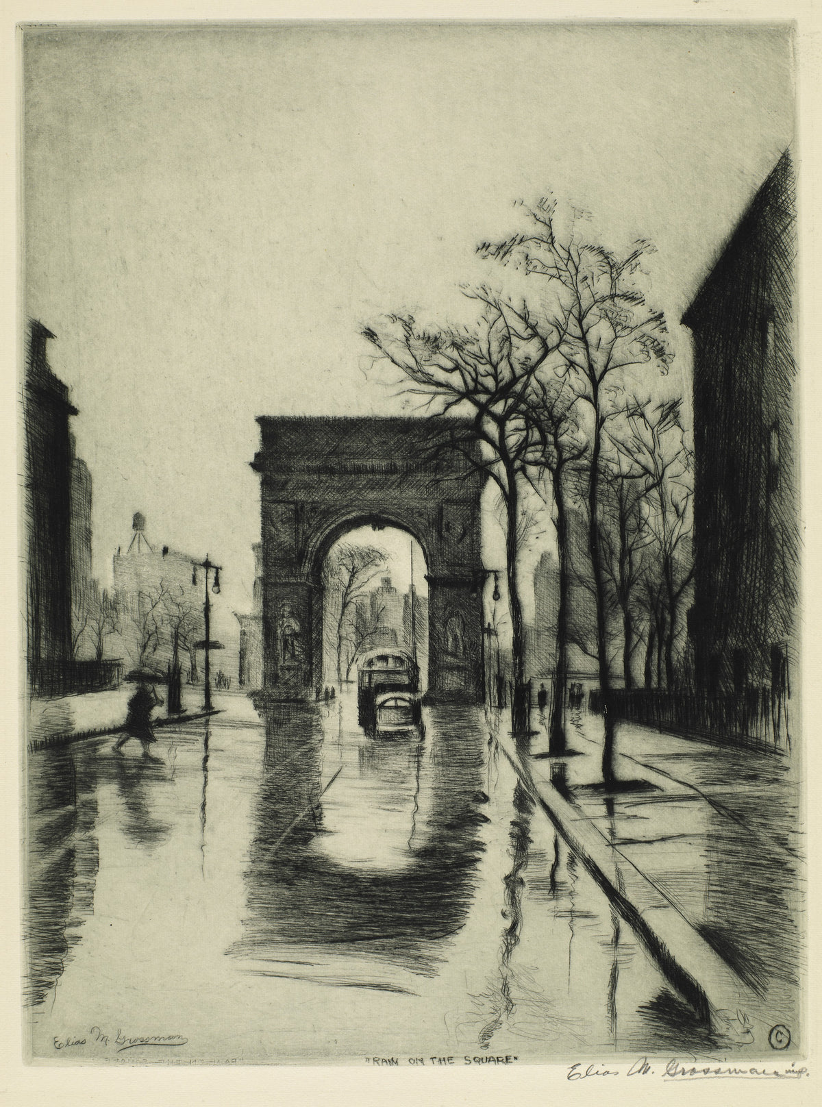 Rain on the Square