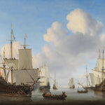 Dutch Ships in a Calm Sea