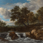 Landscape with Waterfall