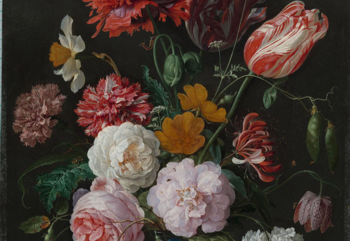 Still Life with Flowers in a Glass Vase