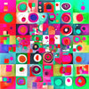Square, Circles & Lines X