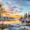 Sunset on the Ice