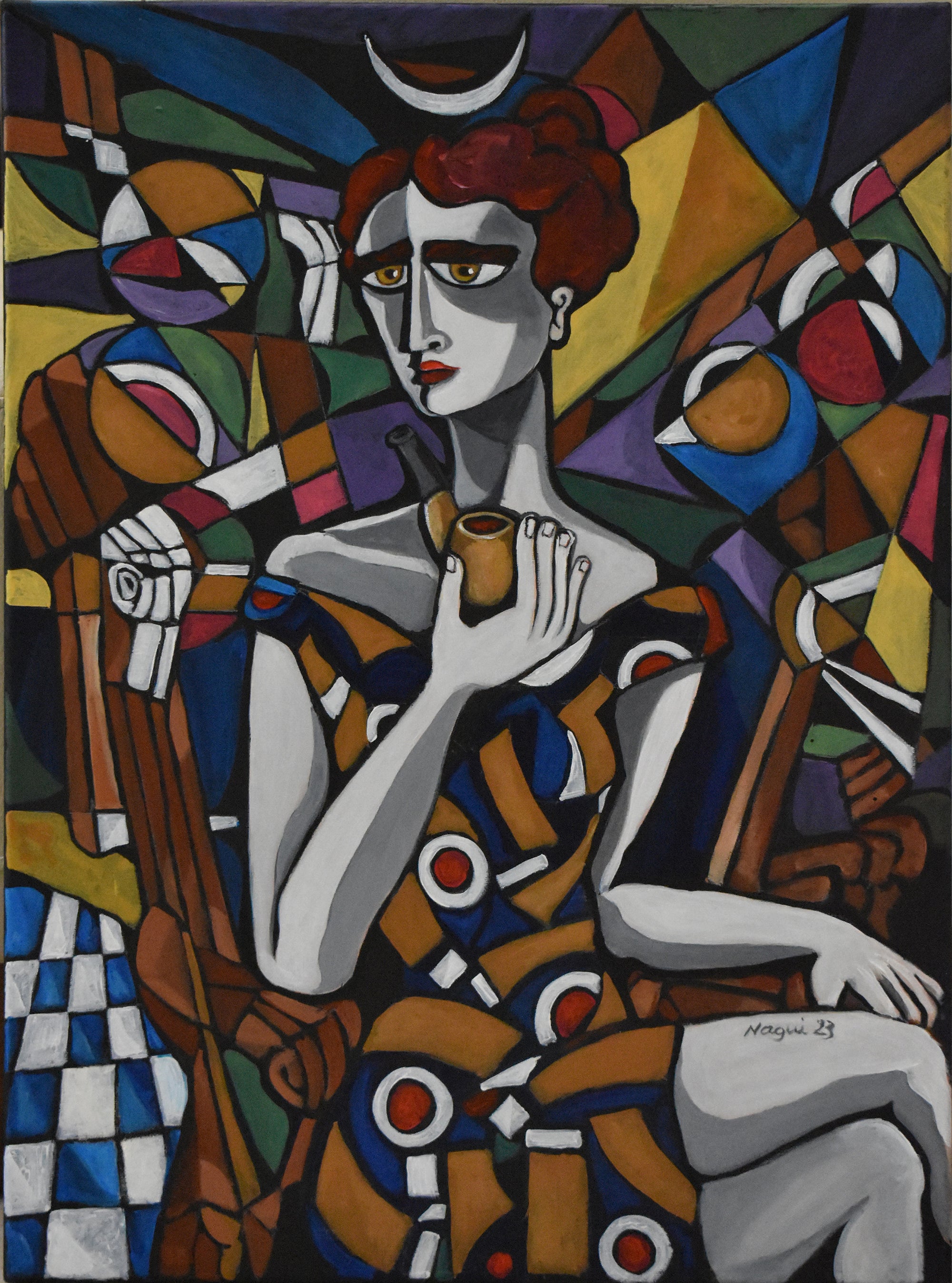 The Smoker In The Hotel Lounge