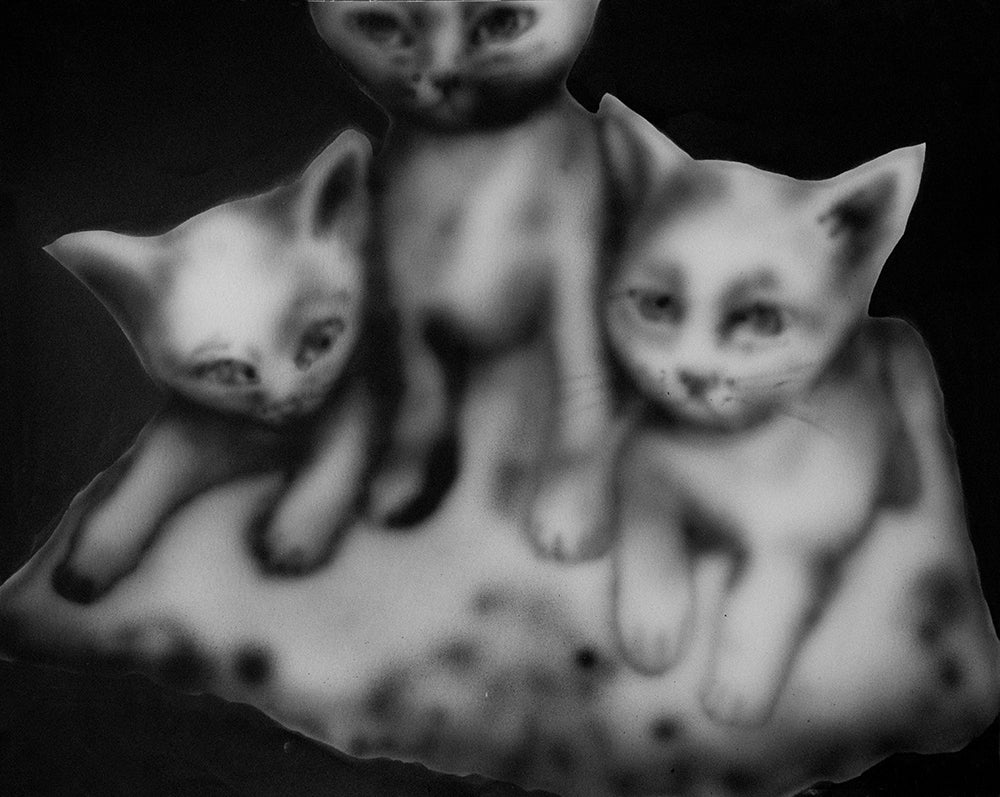 Three Ceramic Kittens