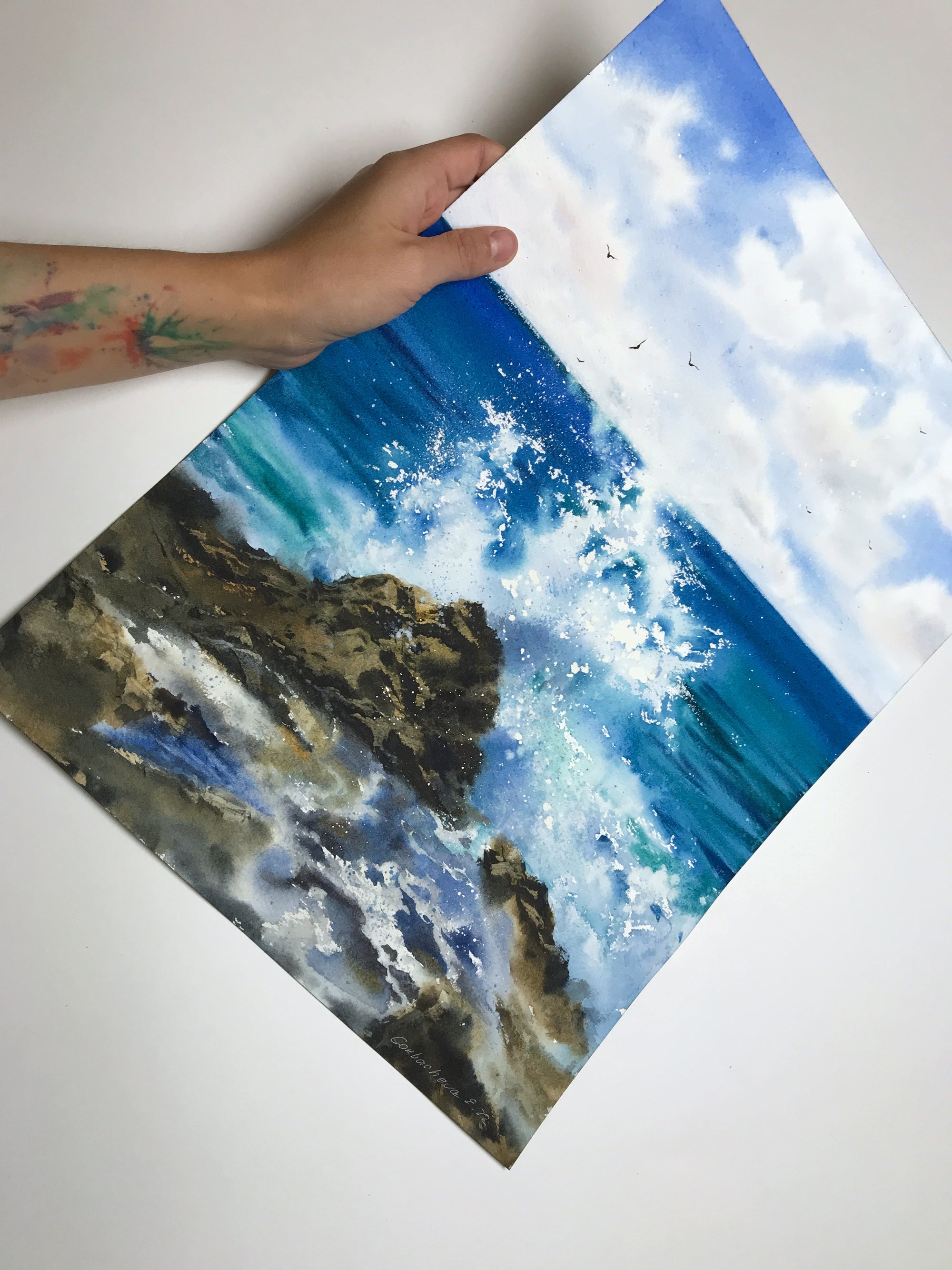 Waves and rocks #11