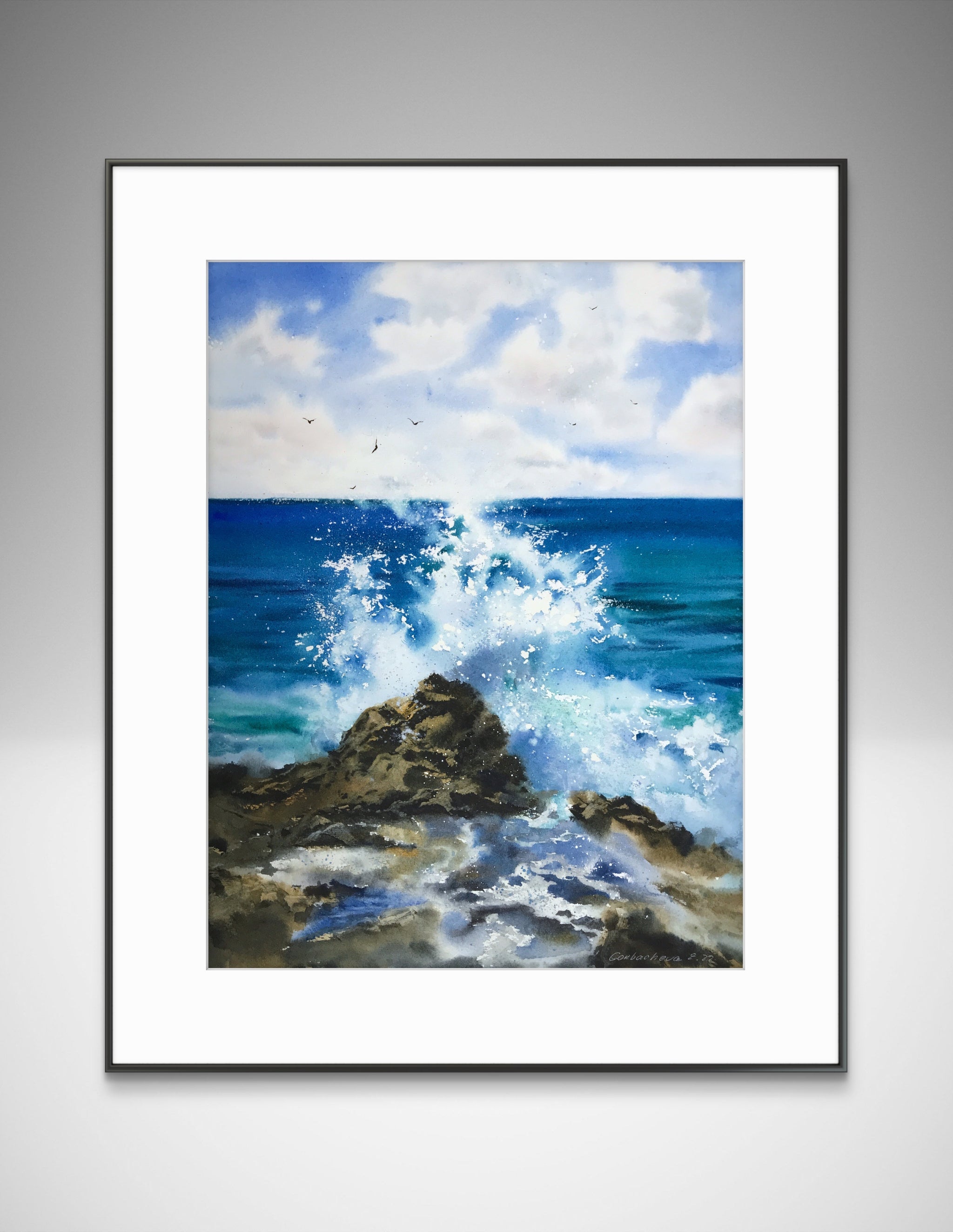 Waves and rocks #11