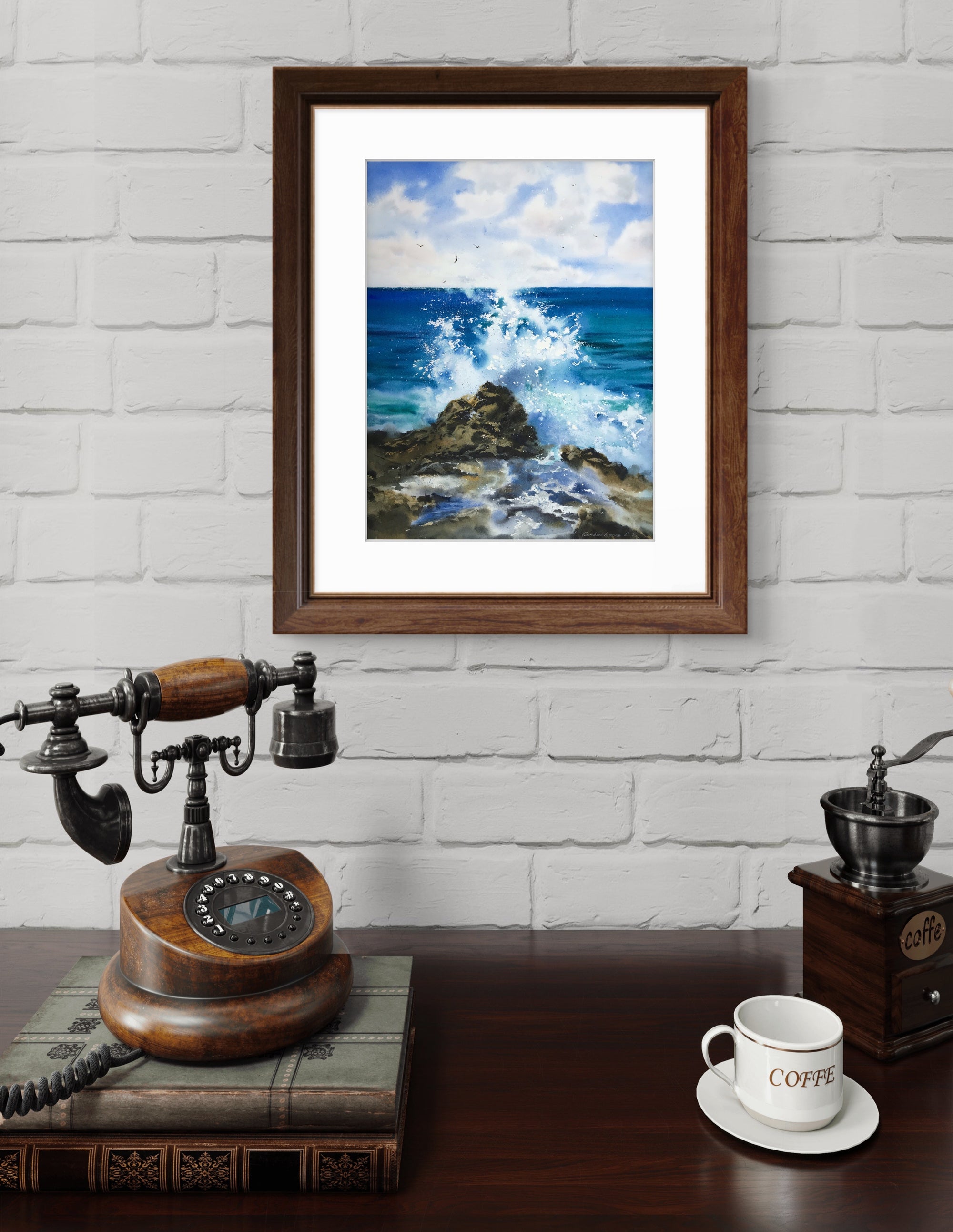 Waves and rocks #11
