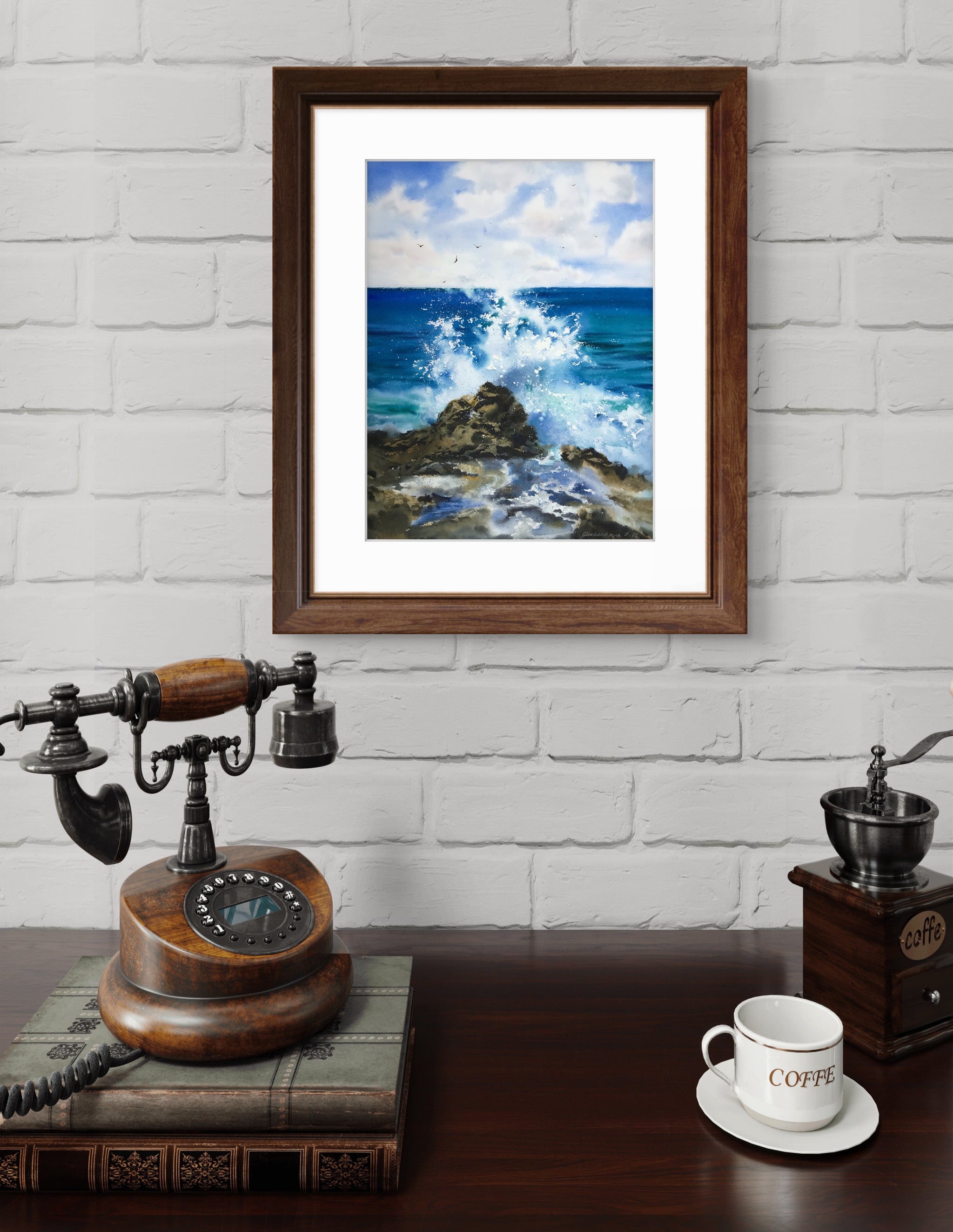 Waves and rocks #11