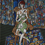 Woman With Book And Cherry