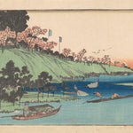 Cherry Blossoms in Full Bloom Along the Sumida River